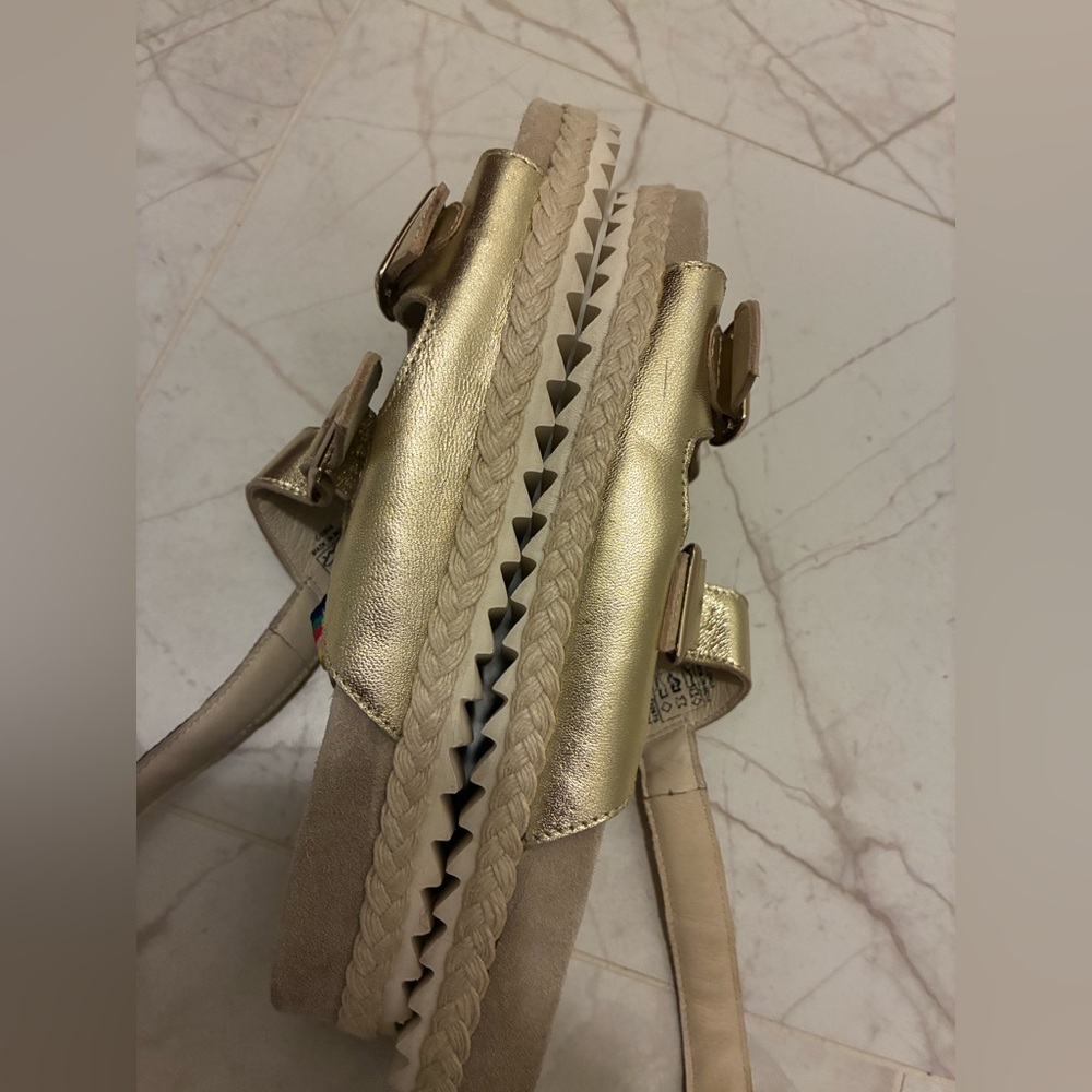 Boden Gold Rainbow Sandals - Picture 6 of 10
